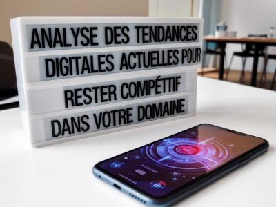 Analyse des tendances digitales actuelles pour rester compétitif dans votre domaine